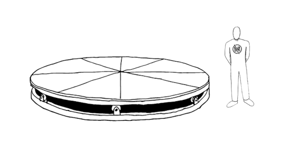 11ft Turntable