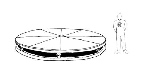 11ft Turntable
