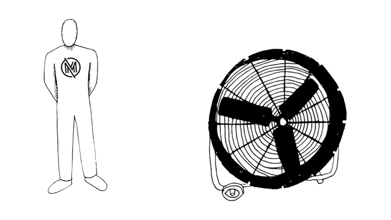 3ft Lightweight Fan